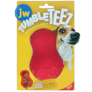 JW Tumble Teez Rood - M - Speelgoed voor Honden