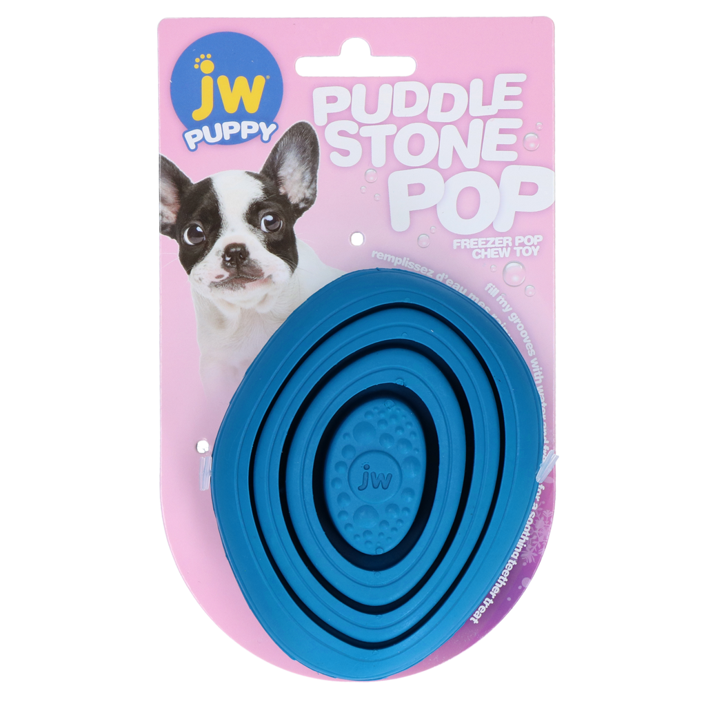 JW Puddle Stone Pop Puppy Teether - Kauwspeeltje voor Puppy