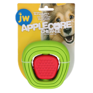 JW Apple Core Chew-Ee hondenspeeltje voor gebitsreiniging