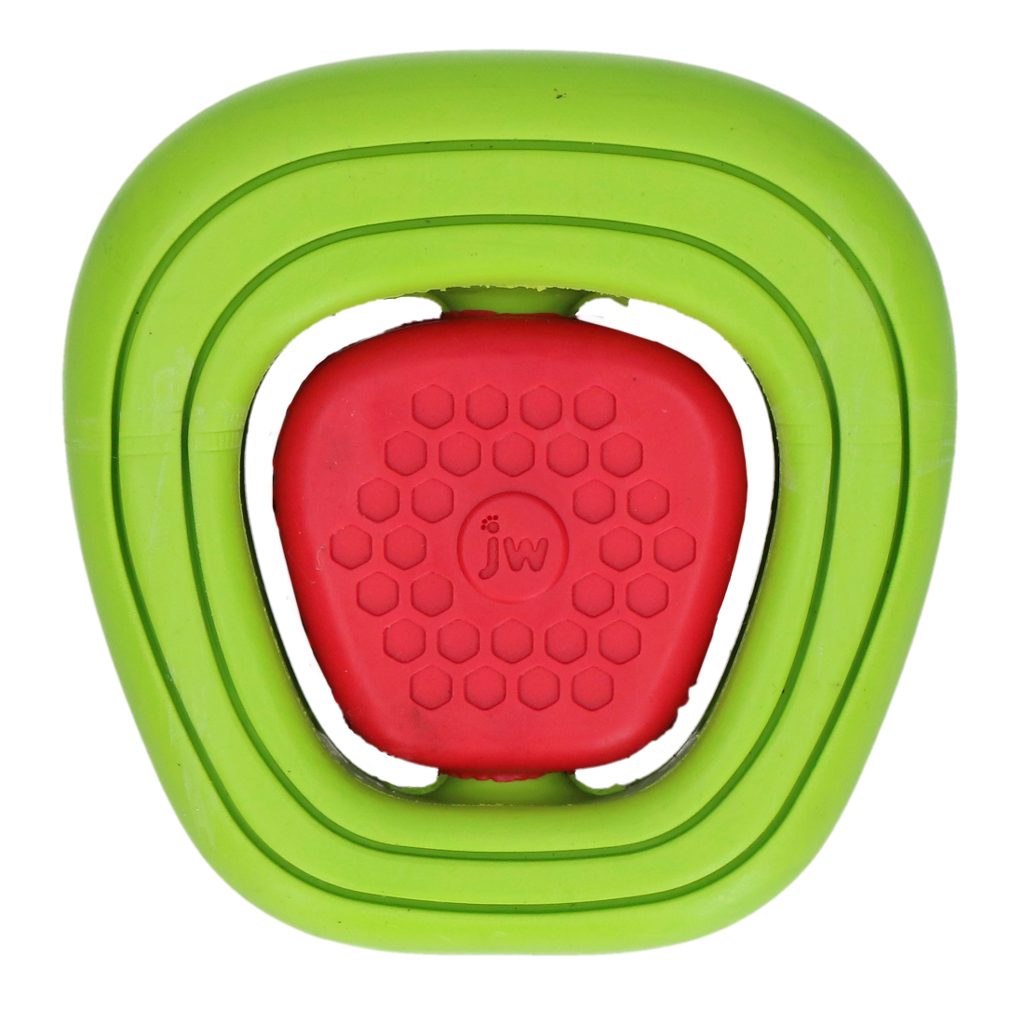 JW Apple Core Chew-Ee hondenspeeltje voor gebitsreiniging - afbeelding 2