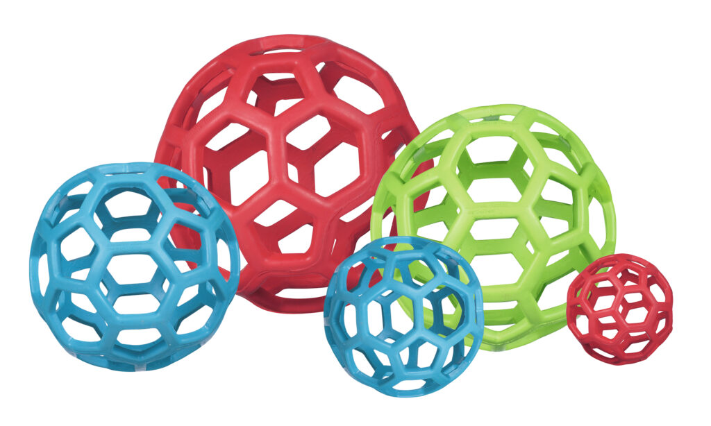 JW Hol-ee Roller Jumbo - 19 cm - Natuurlijk rubber hondenspeelgoed - afbeelding 4