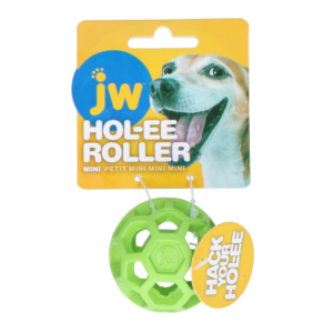 JW Hol-ee Roller Mini Green - Speelgoed voor Honden, Diameter 5 cm