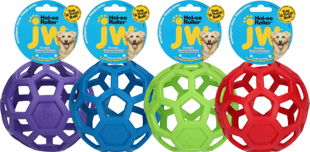 JW Hol-ee Roller Jumbo - 19 cm - Natuurlijk rubber hondenspeelgoed - afbeelding 1