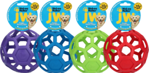 JW Hol-ee Roller Jumbo - 19 cm - Natuurlijk rubber hondenspeelgoed