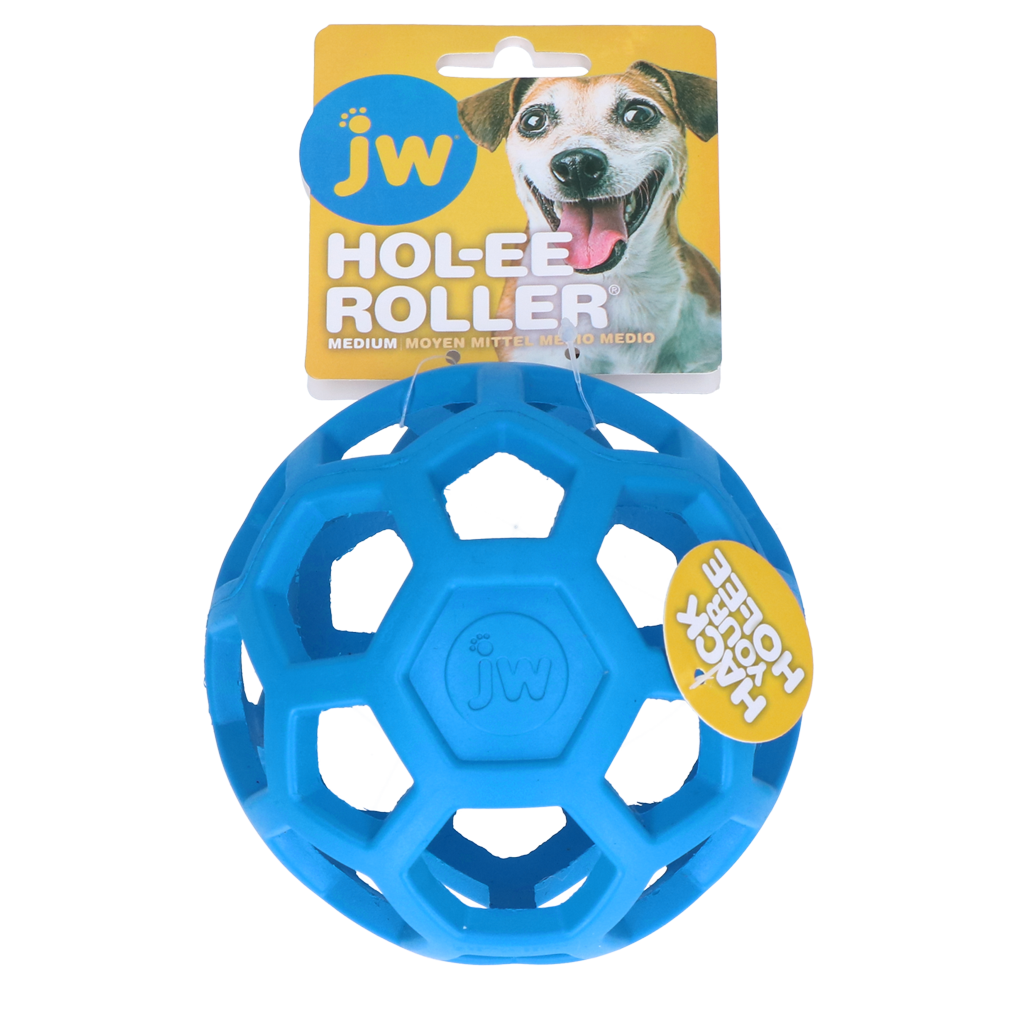 JW Hol-ee Roller Medium Blue - Speelgoed voor Honden