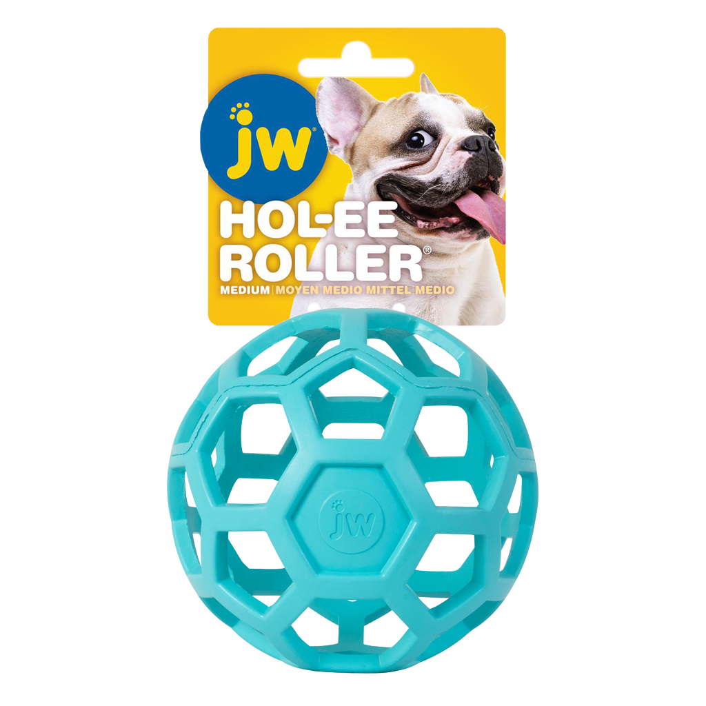JW Hol-ee Roller Medium Light Blue - Speelgoed voor Honden - afbeelding 1