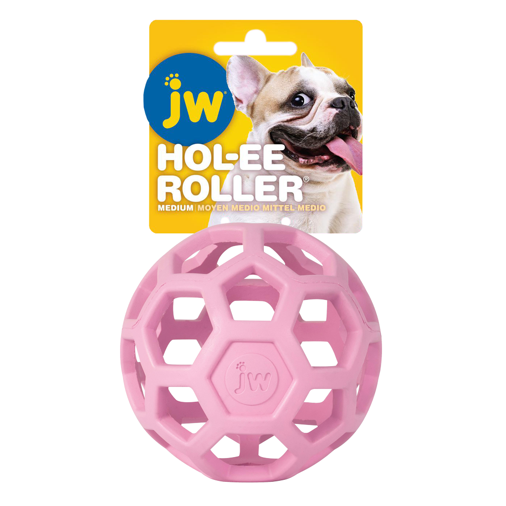 JW Hol-ee Roller Medium Pink - Speelgoed voor Honden - afbeelding 1
