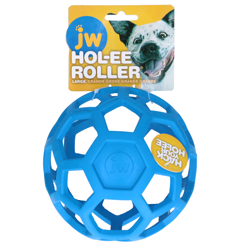 JW Hol-ee Roller Large Blue - Speelgoed voor Honden