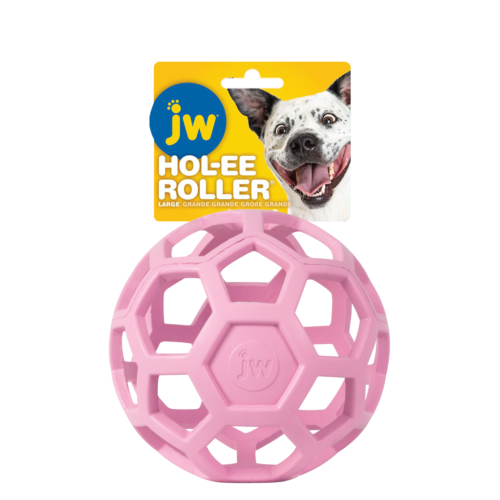 JW Hol-ee Roller Large Pink - Speelgoed voor Honden - afbeelding 1