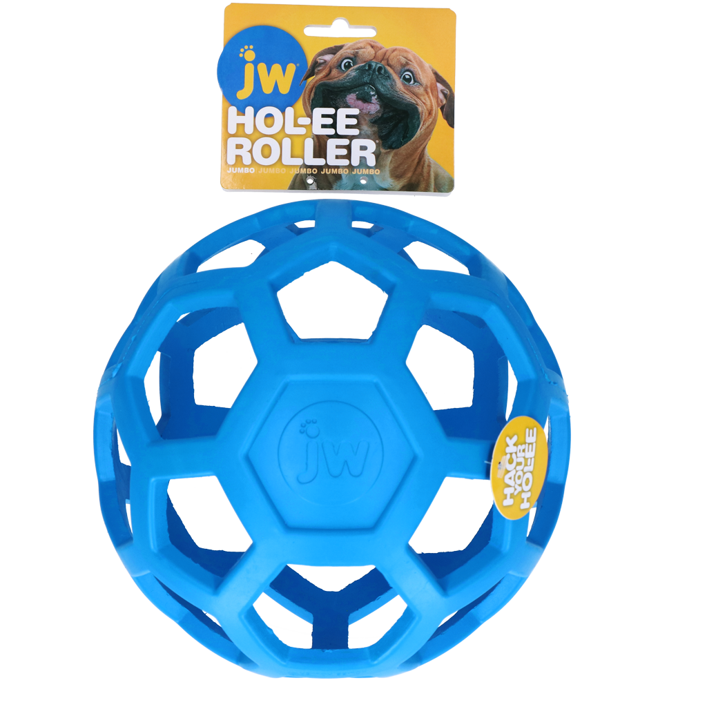 JW Hol-ee Roller Jumbo Blue - Speelgoed voor honden