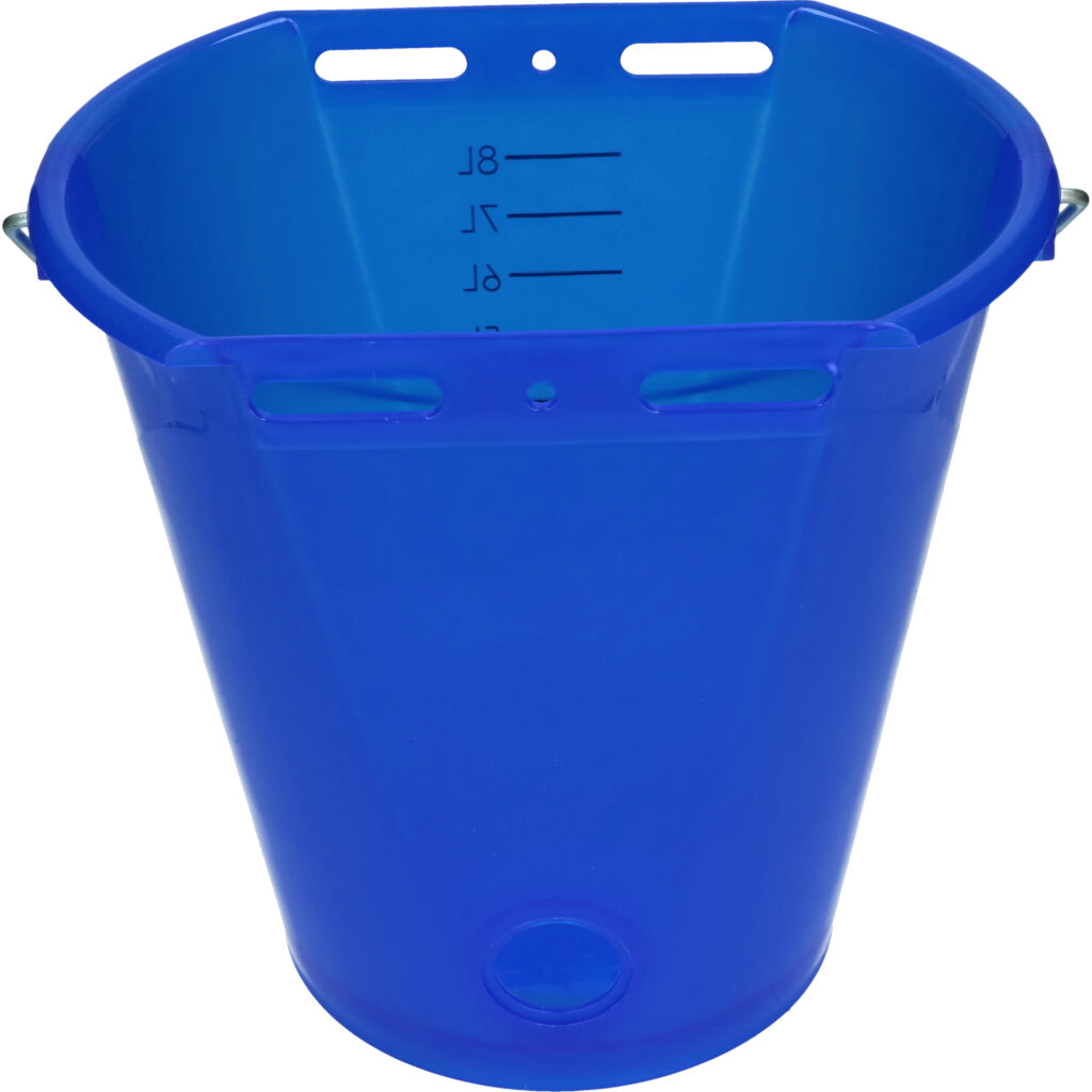 Kalveremmer wit transparant 2-zijdig plat Transparant blauw 8L - afbeelding 4