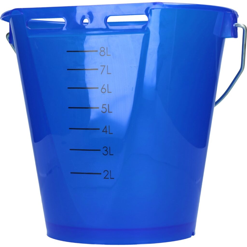 Kalveremmer wit transparant 2-zijdig plat Transparant blauw 8L - afbeelding 6