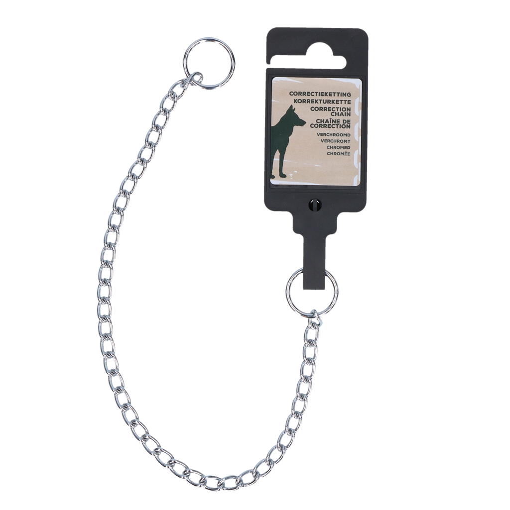 Correctieketting Verchroomd 2 x 350 mm - Hofman Animal Care