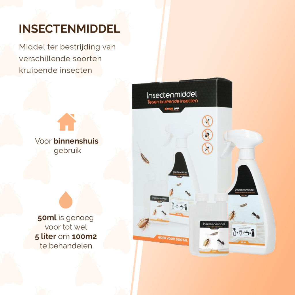 Knock Pest Insectenmiddel voor 5 L - Effectief tegen kruipende insecten - afbeelding 2