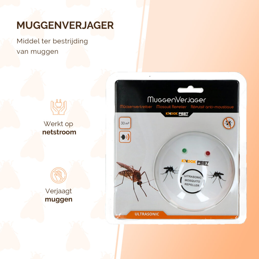 Knock Pest Muggenverjager 30m2 - Ultrasone Muggenbestrijding - afbeelding 4