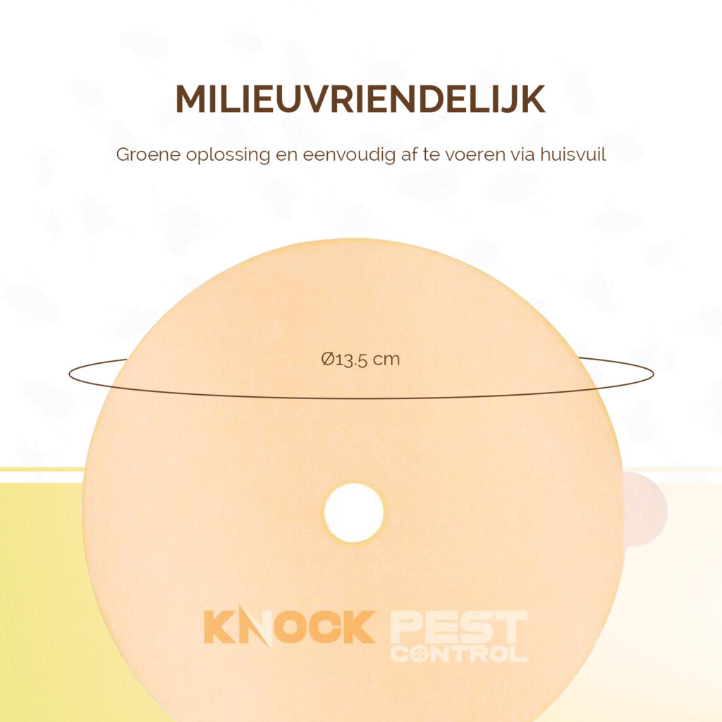 Knock Pest Lijmplaat voor Insectenval Ø 13,5 cm - afbeelding 4