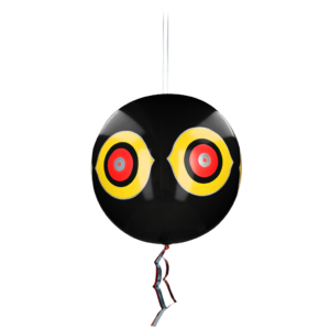 Knock Pest Schrikballon Zwart - Opblaasbare Vogelafschrikker Ø 40 cm
