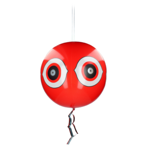 Knock Pest Schrikballon Rood - Opblaasbare Vogelafschrikker Ø 40 cm