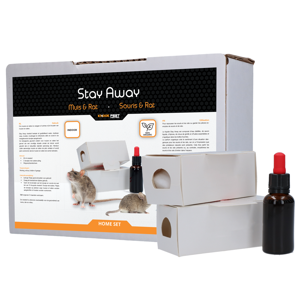 Knock Pest Stay Away Muis Home Set - Natuurlijke Ongediertebestrijding - afbeelding 1