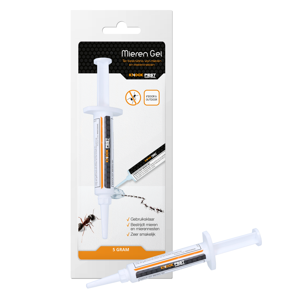 Knock Pest Mieren Gel 5 g - Bestrijd zwarte en tropische mieren - afbeelding 1