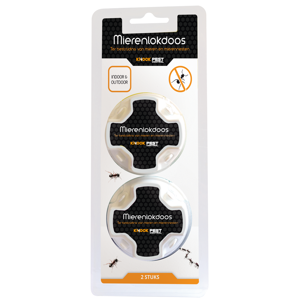 Knock Pest Mierenlokdoos - 2 stuks voor effectieve mierenbestrijding - afbeelding 1