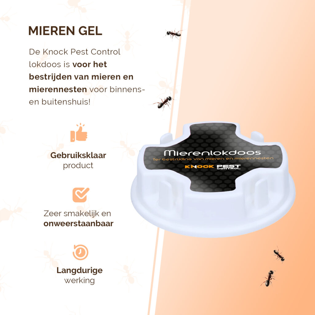 Knock Pest Mierenlokdoos - 2 stuks voor effectieve mierenbestrijding - afbeelding 3