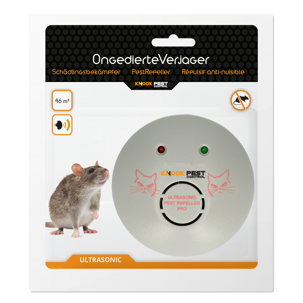 Knock Pest Ongedierteverjager 46m2 - Ultrasone Technologie - afbeelding 1