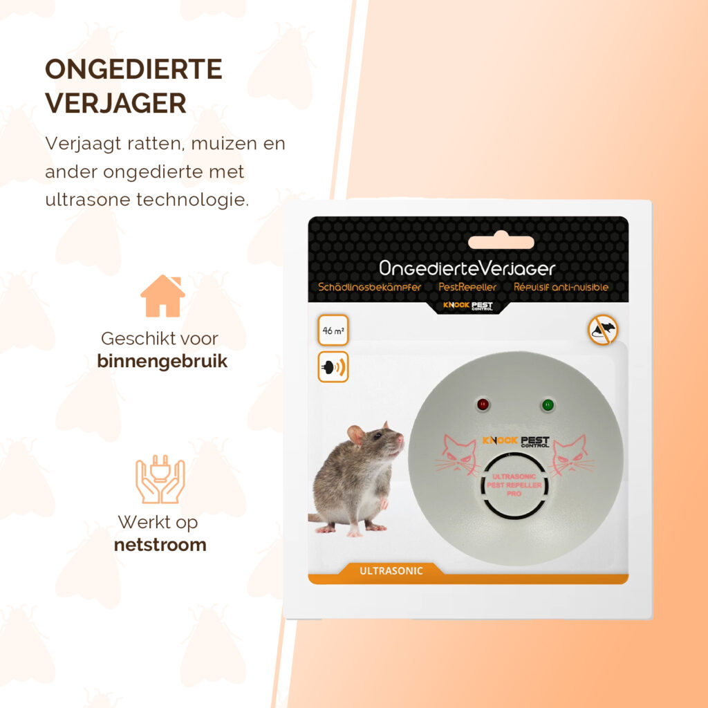 Knock Pest Ongedierteverjager 46m2 - Ultrasone Technologie - afbeelding 5