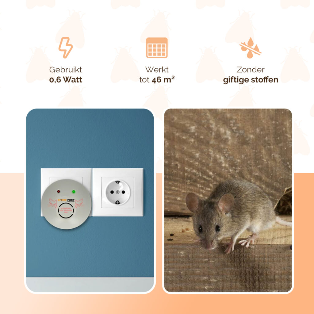 Knock Pest Ongedierteverjager 46m2 - Ultrasone Technologie - afbeelding 6
