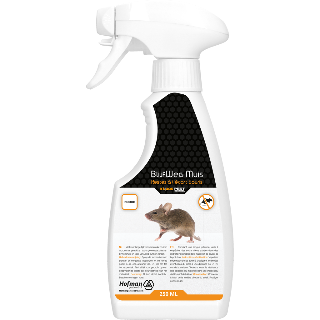 Knock Pest BlijfWeg Muis 250 ml spray tegen muizen - afbeelding 1