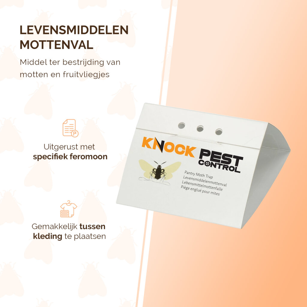 Knock Pest Levensmiddelenmottenval Delta - 2 kleefvallen - afbeelding 5