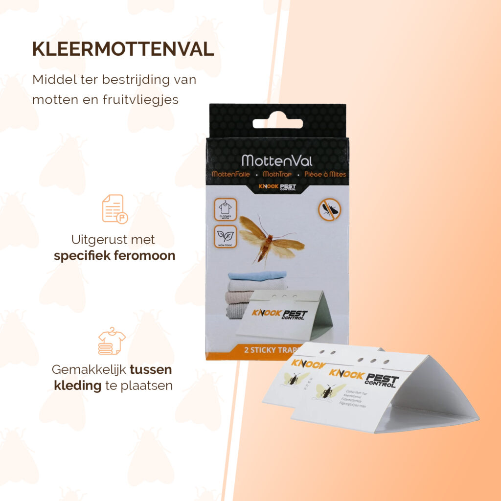 Knock Pest Kleermottenval Delta - 2 kleefvallen - afbeelding 4