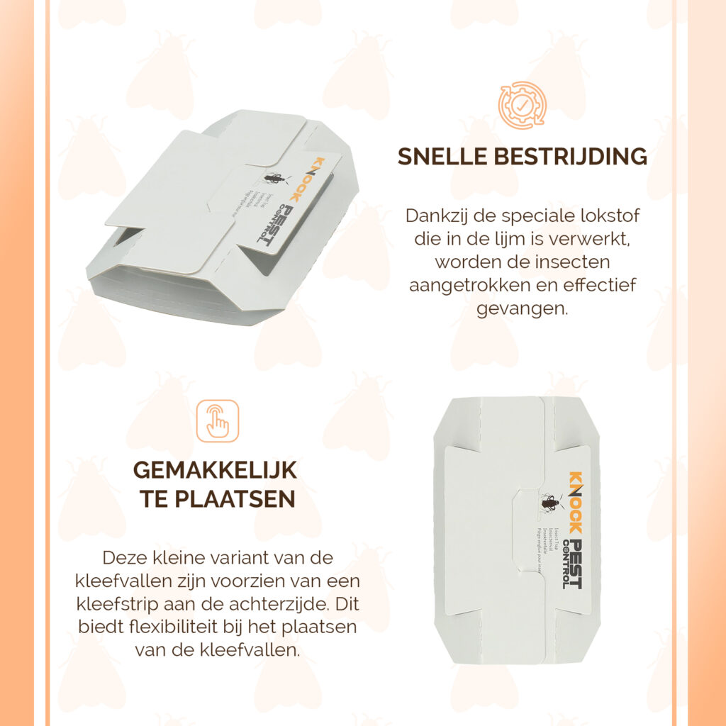 Knock Pest Insectenval Klein - Voor het Vangen van Insecten - afbeelding 6