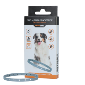 Knock Pest Vlooien/Tekenband Hond 59 cm - 100% gifvrij en regenbestendig