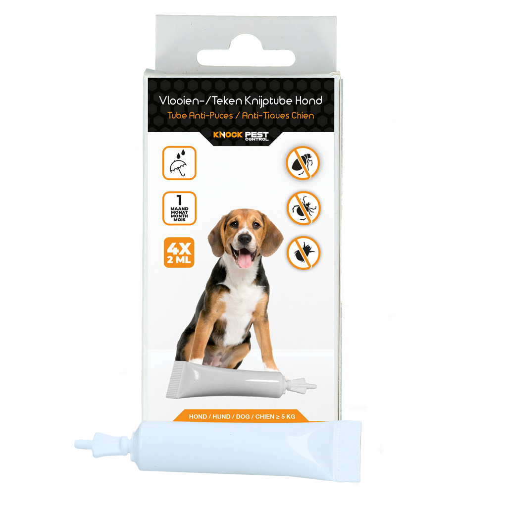 Knock Pest vlooien-tekenpipet Hond ≥ 5 kg - 4 x 2 ml