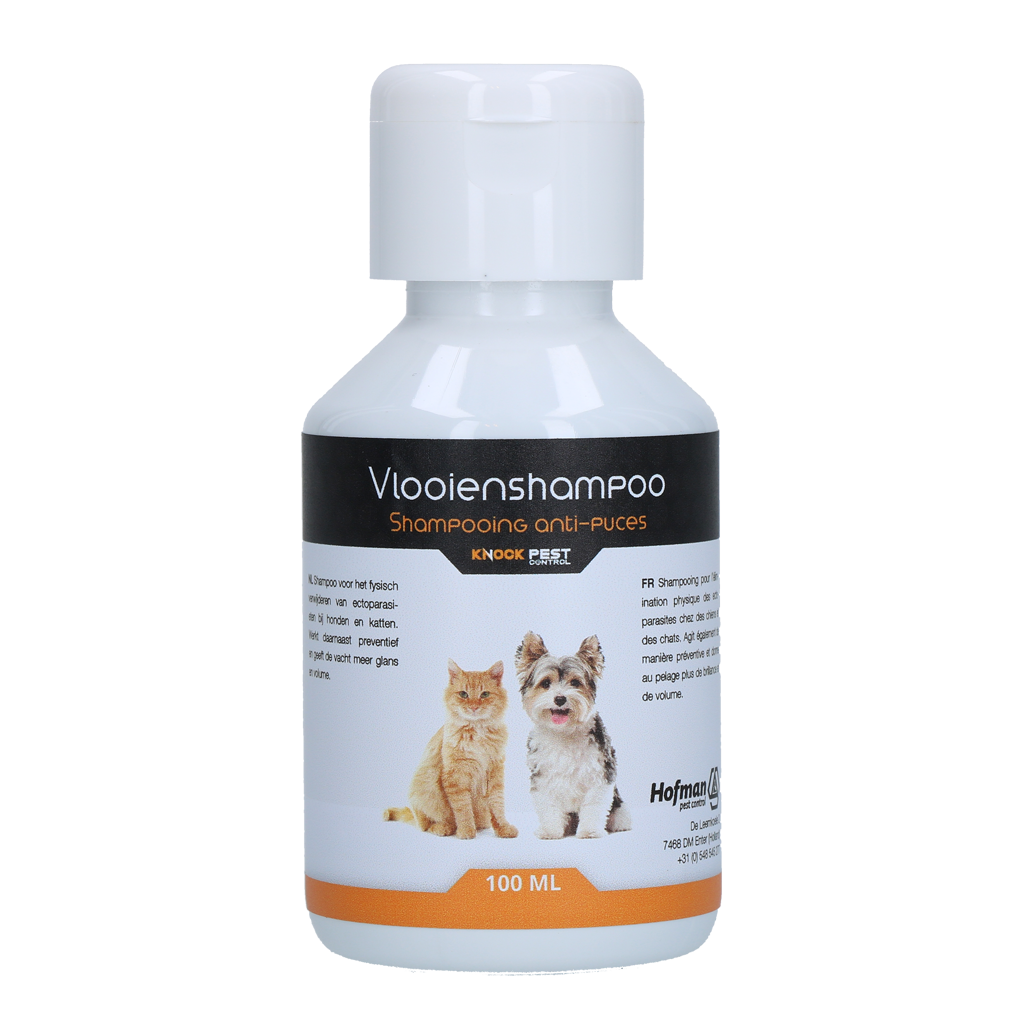 Knock Pest Vlooienshampoo 100 ml voor honden en katten - afbeelding 1