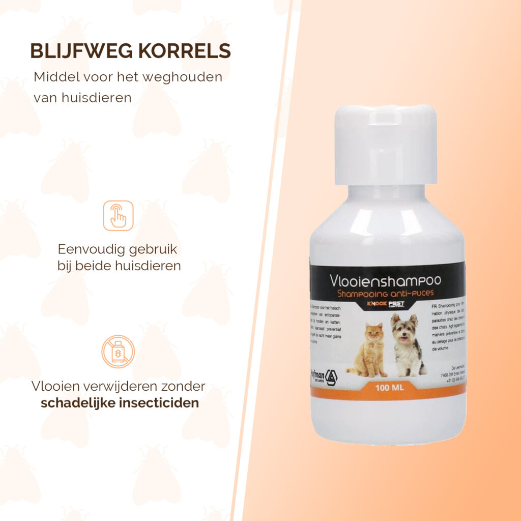 Knock Pest Vlooienshampoo 100 ml voor honden en katten - afbeelding 2