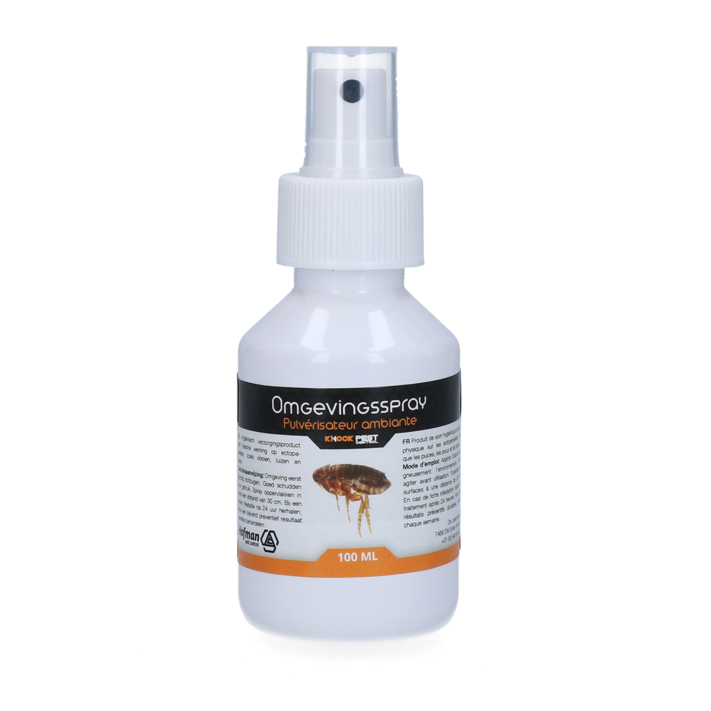 Knock Pest Omgevingsspray 100 ml - Bestrijdt vlooien, luizen en teken