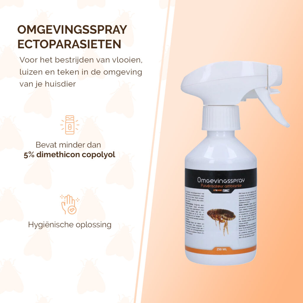 Knock Pest Omgevingsspray 250 ml - Bestrijd vlooien, luizen en teken - afbeelding 2