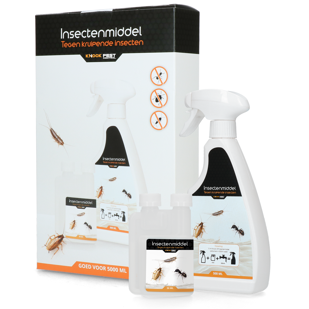 Knock Pest Insectenmiddel voor 5 L - Effectief tegen kruipende insecten