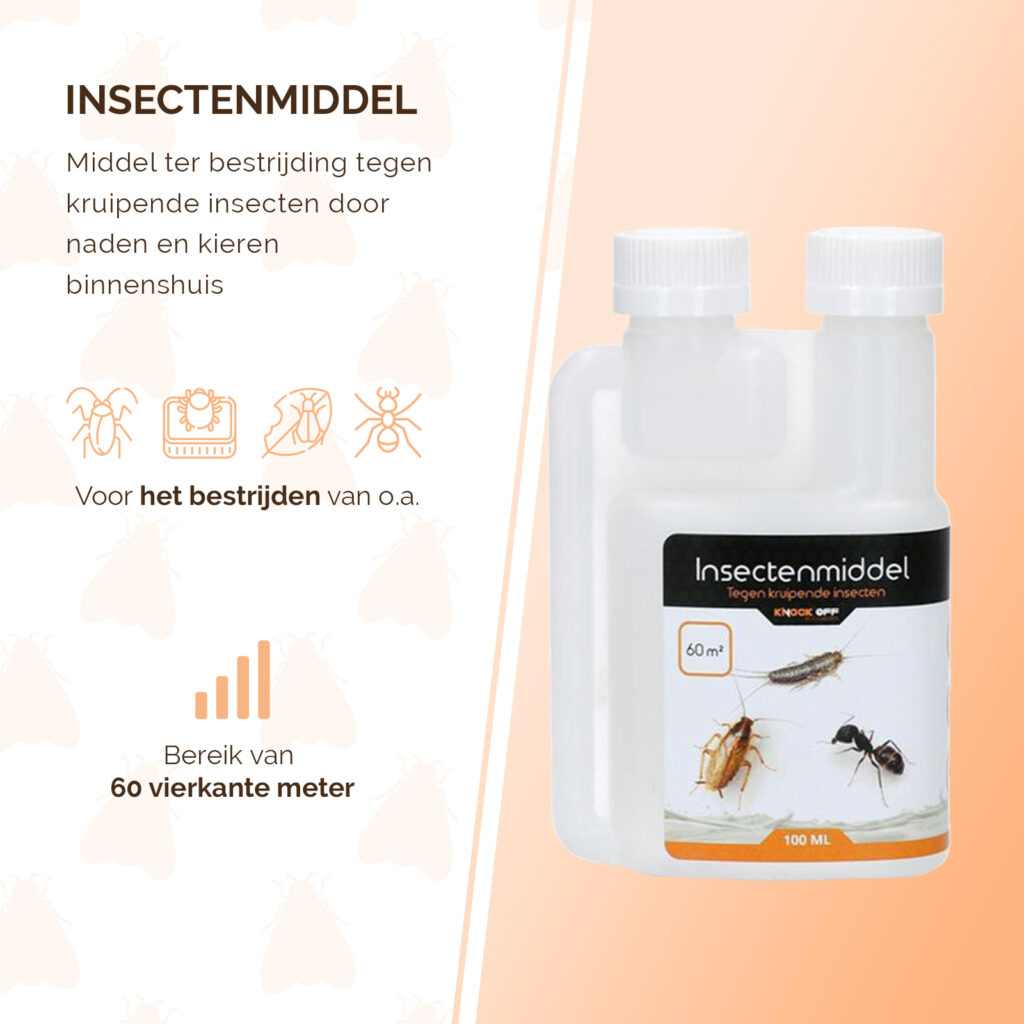 Knock Pest Insectenmiddel 100 ml - Effectief tegen kruipende insecten - afbeelding 3