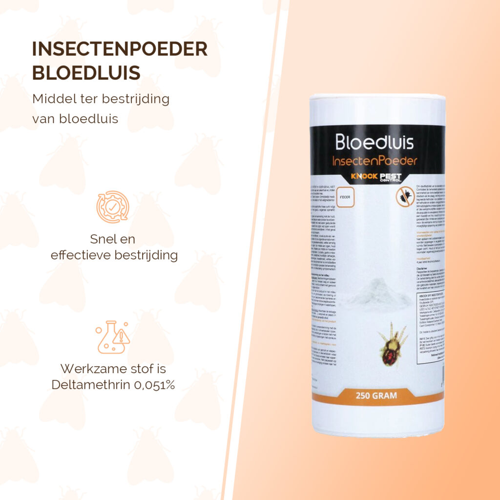 Knock Pest Insectenpoeder Bloedluis 250 g voor Pluimvee - afbeelding 2