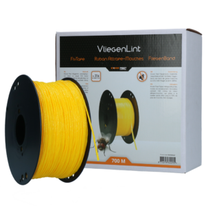 Knock Pest Vliegenlint Vervangingsrol 700 m Geel - Vliegenbestrijding