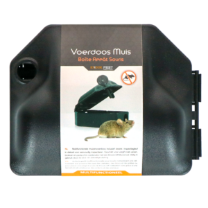 Knock Pest Voerdoos Muis incl. Sleutel - Veilig en Multifunctioneel