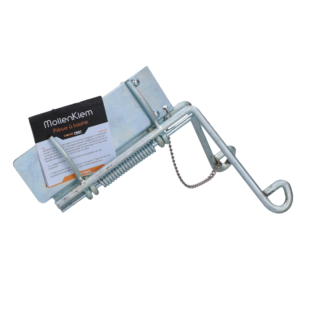 Knock Pest Mollenklem met ketting voor effectieve molvangst - afbeelding 1