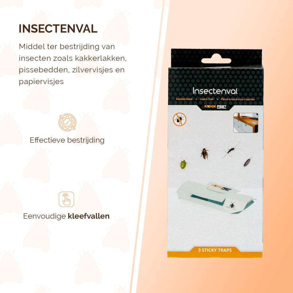 Knock Pest Insectenval Groot - Vang Kakkerlakken en Andere Insecten - afbeelding 6