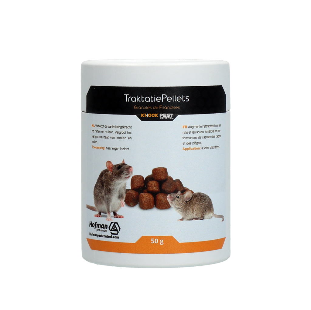 Knock Pest Traktatie Pellets 50 g voor Muizen en Ratten - afbeelding 1