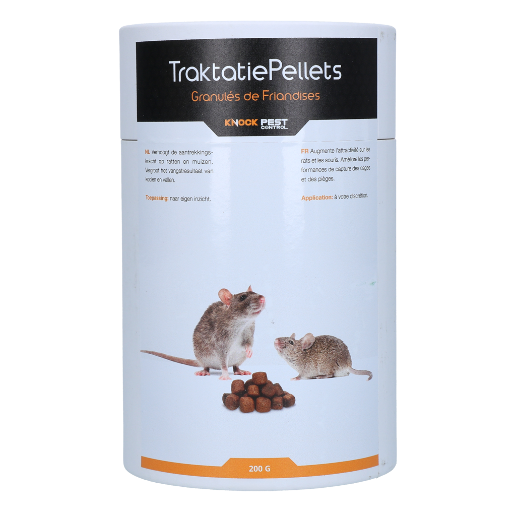 Knock Pest Traktatie Pellets 200 g voor Muizen en Ratten - afbeelding 1