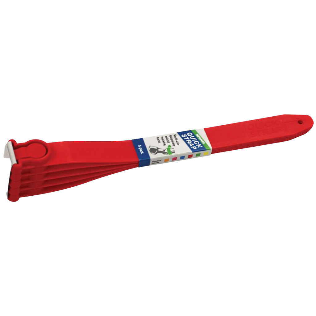 Koeherkenningsband Quick Strap Rood, 33,5 cm, 5 stuks