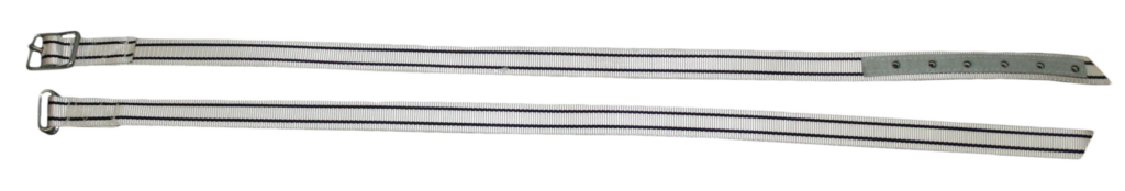 Koeriem nylon 130 cm met tonggesp - Merkloos